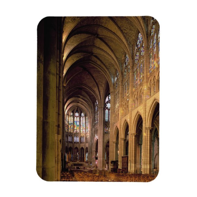 Blick auf das Schiff nach Osten (Foto) Magnet (Vertikal)