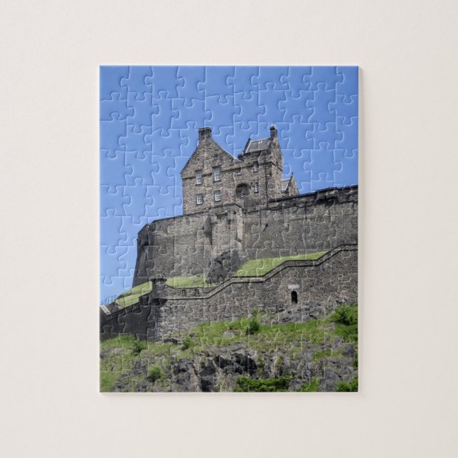 Blick auf das Schloss Edinburgh, Edinburgh, Schott Puzzle (Vertikal)