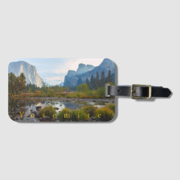 Blick auf das Yosemite-Tal Gepäckanhänger