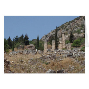 Blick auf Delphi, Griechenland