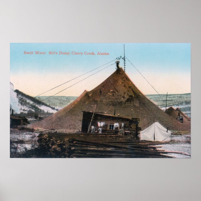 Blick auf den Absturz der "Swift Water Bill" Poster (Vorne)