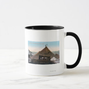 Blick auf den Absturz der "Swift Water Bill" Tasse
