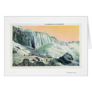 Blick auf den amerikanischen Fall im Winter # 2