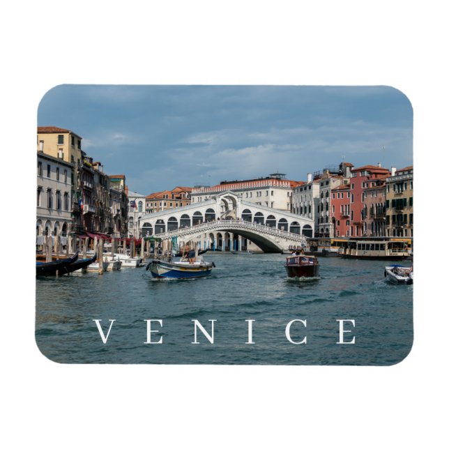 Blick auf den Canale Grande von Venedig Kühlschran Magnet (Horizontal)