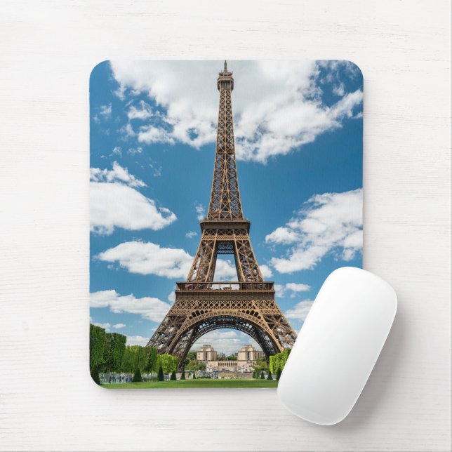 Blick auf den Eiffelturm vom öffentlichen Park Cha Mousepad (Mit Mouse)