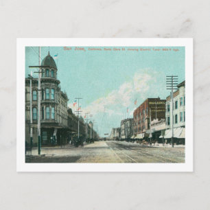 Blick auf den elektrischen Turm von der Santa Clar Postkarte