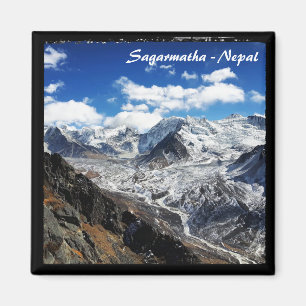 Blick auf den Everest Trail, Sagarmatha - Nepal Magnet