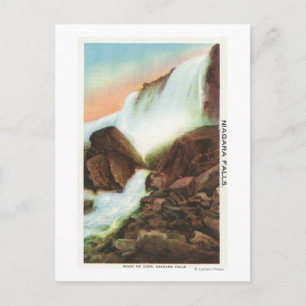 Blick auf den Felsen des Zeitalters Postkarte