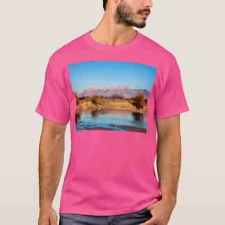 Blick auf den Fluss Mesilla Baseball Sleeve T-Shirt