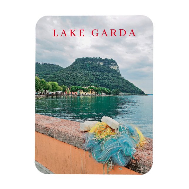 Blick auf den Gardasee Kühlschrankmagnet Magnet (Vertikal)