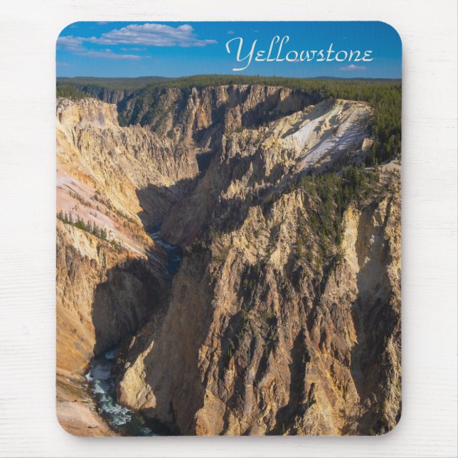 Blick auf den Grand Canyon des Yellowstone Mousepad (Vorne)