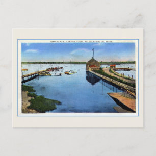 Blick auf den Hafen von Padanaram in South Dartmou Postkarte