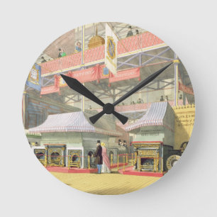 Blick auf den Hardware-Stand von Sheffield und den Runde Wanduhr