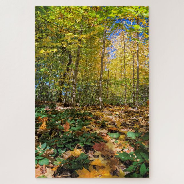 Blick auf den Herbst Puzzle (Vertikal)
