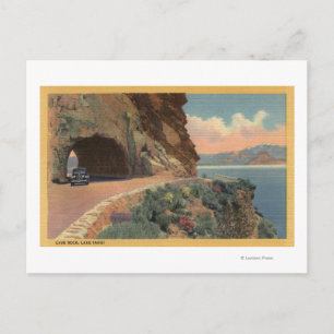 Blick auf den Höhlenrocktunnel von Hwy Postkarte
