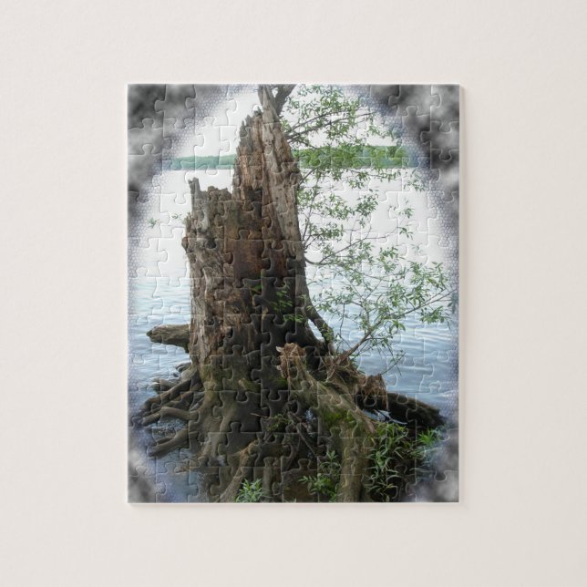 Blick auf den Hudson River Puzzle (Vertikal)