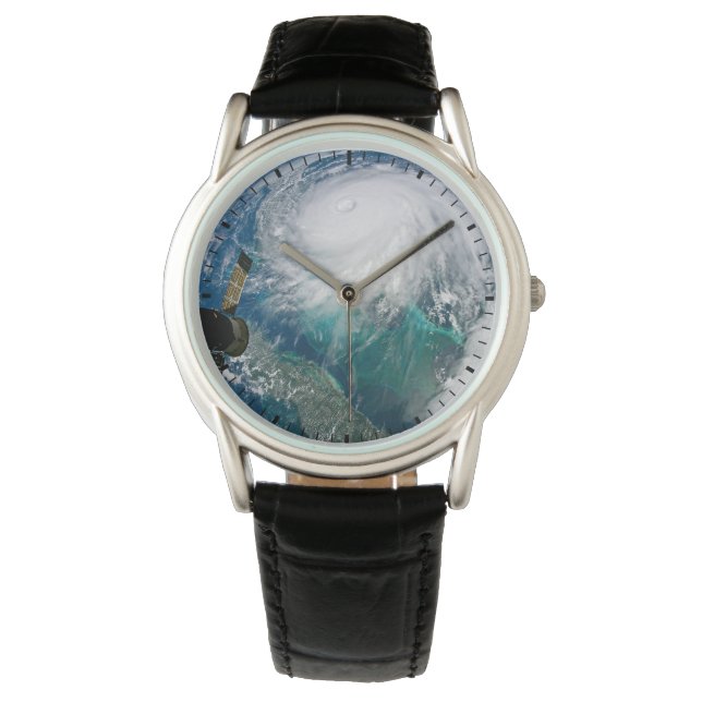 Blick auf den Hurrikan Dorian. Armbanduhr (Vorderseite)