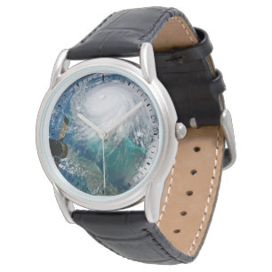 Blick auf den Hurrikan Dorian. Armbanduhr