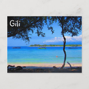 Blick auf den Kiili Strand Postkarte