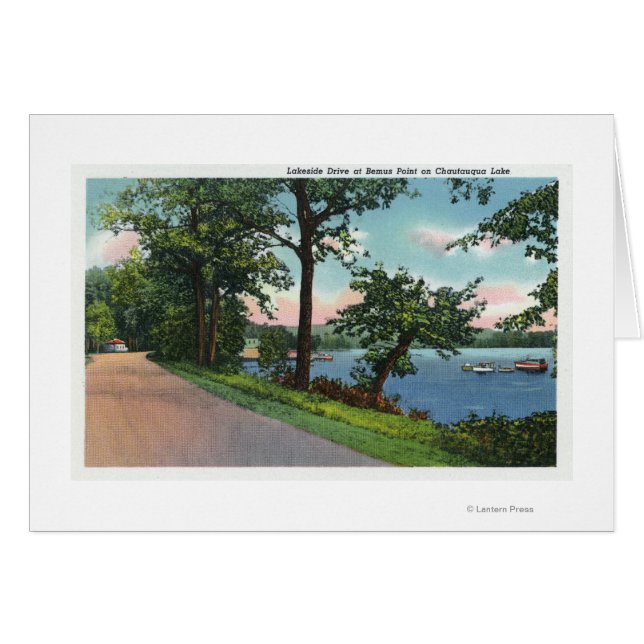 Blick auf den Lakeside Drive entlang des Chautauqu (Vorderseite (Horizontal))