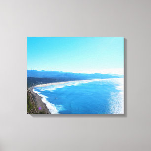 Blick auf den Manzanita-Strand, Oregon-Küste Leinwanddruck