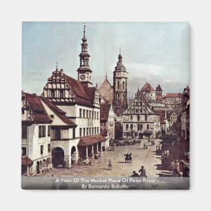 Blick auf den Marktplatz von Pirna Pirna Magnet