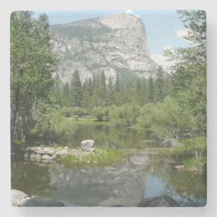 Blick auf den Mirror Lake im Yosemite National Par Steinuntersetzer