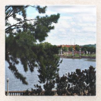 Blick auf den Mirror-See in Lakeland Glasuntersetzer