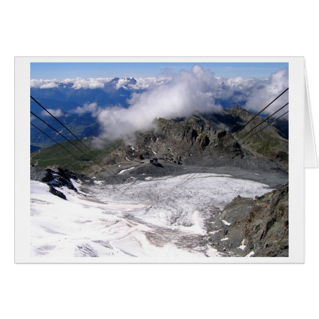 Blick auf den Mont Fort Gletscher (Vorderseite (Horizontal))