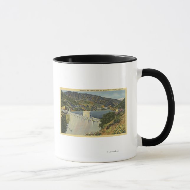 Blick auf den Morris San Gabriel Dam Tasse (Rechts)