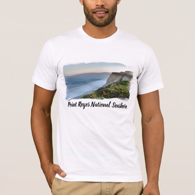 Blick auf den Nationalstrand von Point Reyes T-Shirt (Vorderseite)