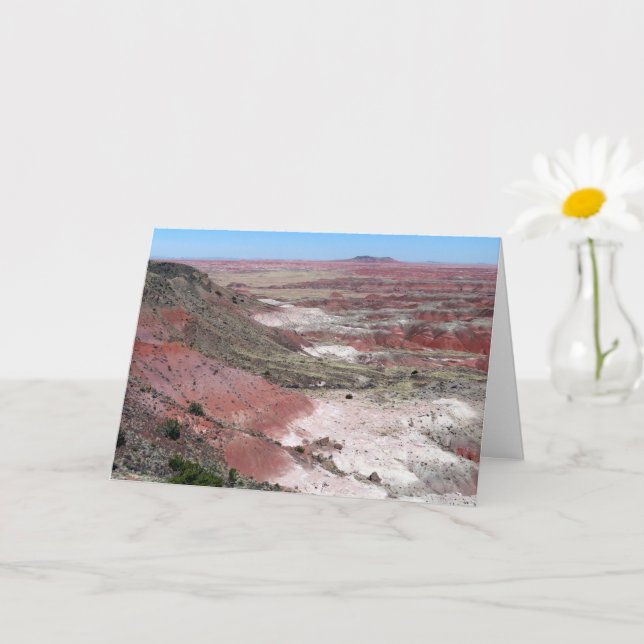 Blick auf den Painted Desert Rand Karte (Kleine Pflanze)
