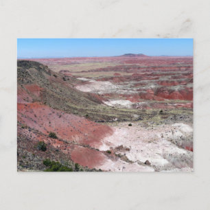 Blick auf den Painted Desert Rand Postkarte