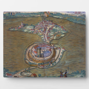 Blick auf den Place de Louis le Grand, mit einem v Fotoplatte