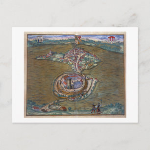 Blick auf den Place de Louis le Grand, mit einem v Postkarte