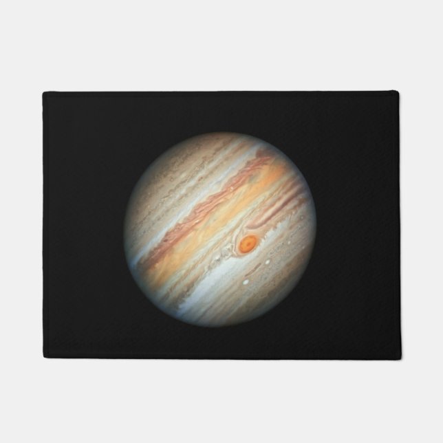 Blick auf den Planeten Jupiter (Hubble-Teleskop) Fußmatte (Vorderseite)