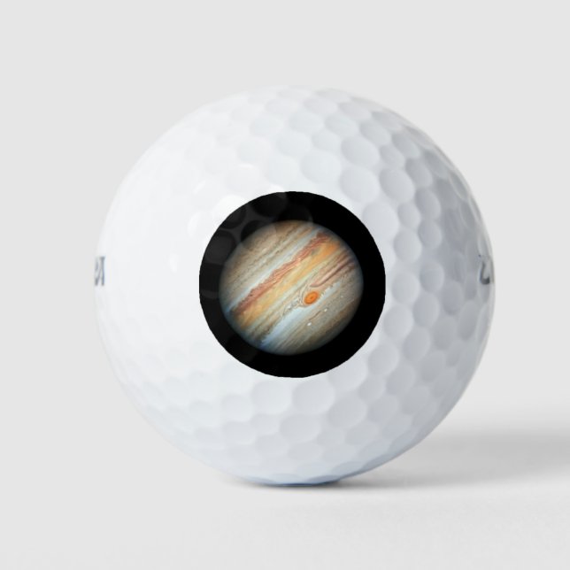Blick auf den Planeten Jupiter (Hubble-Teleskop) Golfball (Vorderseite)