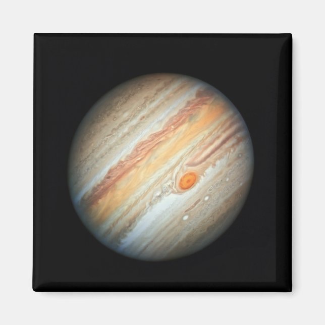 Blick auf den Planeten Jupiter (Hubble-Teleskop) Magnet (Vorne)