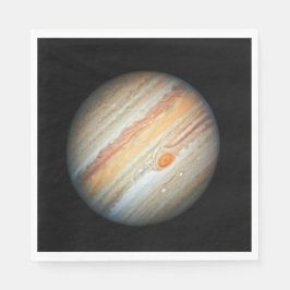 Blick auf den Planeten Jupiter (Hubble-Teleskop) Serviette