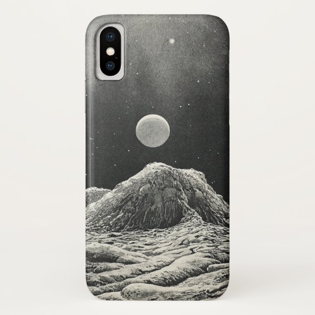 Blick auf den Planeten vom Mond Case-Mate iPhone Hülle (Rückseite)