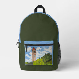 Blick auf den River Front Park  Bedruckter Rucksack