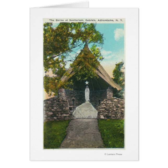 Blick auf den Schrein im Sanitarium in Gabriels (Vorne)