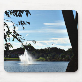 Blick auf den See Mousepad