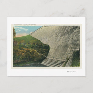 Blick auf den Staudamm von Ashokan Postkarte