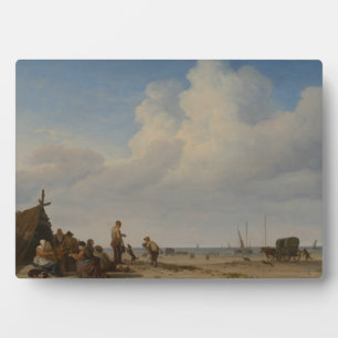 Blick auf den Strand   1663-1665 Fotoplatte
