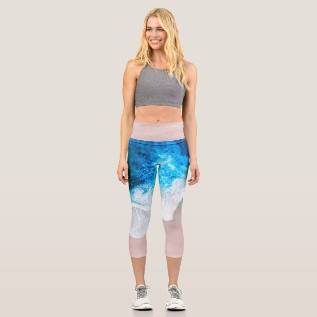 Blick auf den Strand Capri Leggings (Vorderseite)