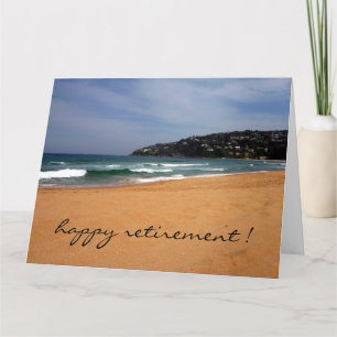 Blick auf den Strand groß Karte