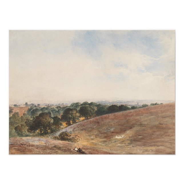 Blick auf den Süden - John Martin Fotodruck (Vorne)