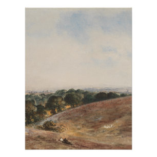 Blick auf den Süden - John Martin Poster