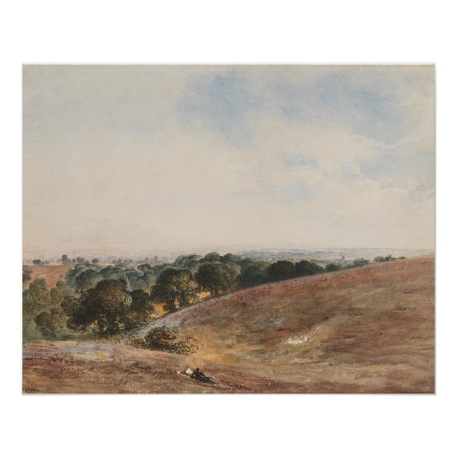 Blick auf den Süden - John Martin Poster (Vorderseite)